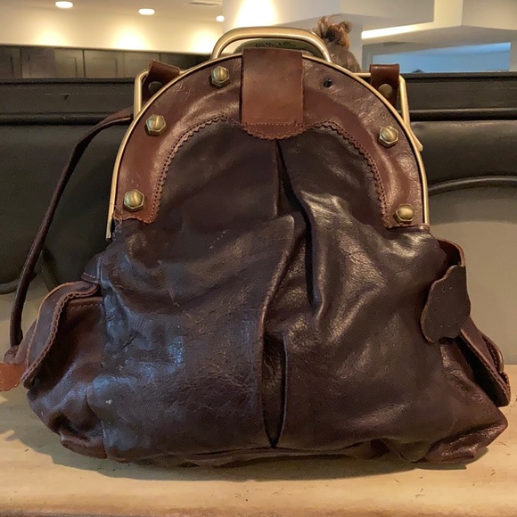 Rare Jas M. B. leather satchel - Picture 3 of 6
